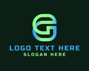 Web - 3D Digital Technology Letter G logo design