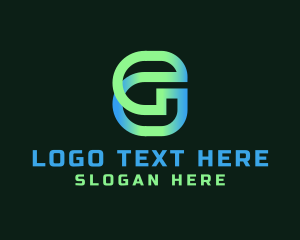 App - 3D Digital Technology Letter G logo design