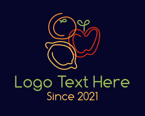 Supermarket - Organic Fruit Grocery logo design