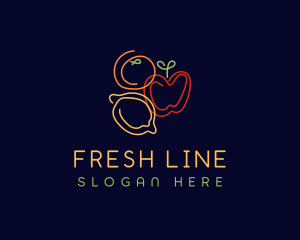 Fresh Fruit Grocery logo design