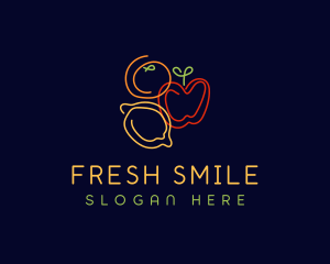 Fresh Fruit Grocery logo design