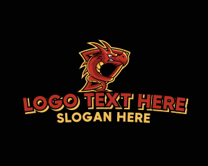 Tail - Dragon Esports Gaming logo design