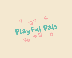 Playful Baby Stars logo design