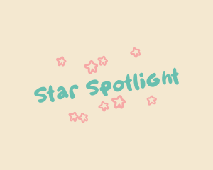 Playful Baby Stars logo design