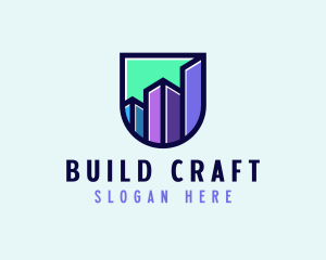 Modern Digital Buildings logo design