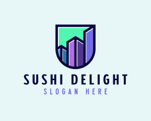 Modern Digital Buildings logo design