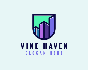 Modern Digital Buildings logo design