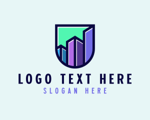 Digital Media - Modern Digital Buildings logo design