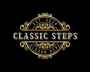 Luxury Classic Ornamental logo design