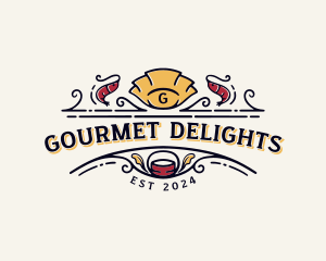 Shrimp Seafood Cuisine logo design