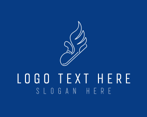 Delivery - Shoe Wing Footwear logo design