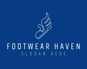 Shoe Wing Footwear logo design