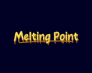 Melting - Paint Graffiti Brush Drip logo design