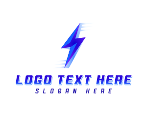 Technology Thunder Bolt logo design