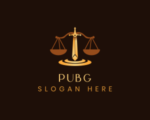 Legal - Sword Justice Scale logo design