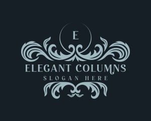 Elegant Floral Wedding logo design