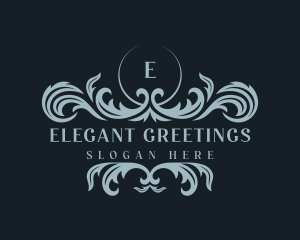 Elegant Floral Wedding logo design