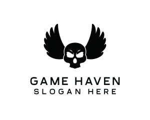 Skull Wings Gaming Logo