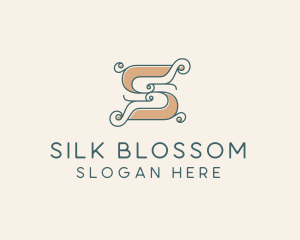 Elegant Fashion Swirl Letter S logo design