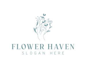 Holistic Wellness Flower logo design