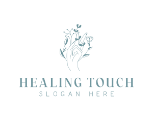 Holistic Wellness Flower logo design