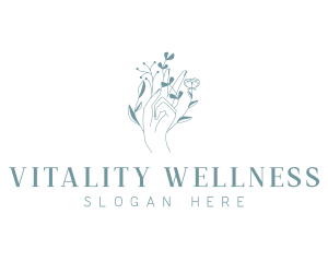 Holistic Wellness Flower logo design