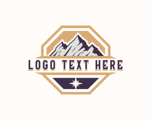Tourism - Mountain Peak Summit logo design