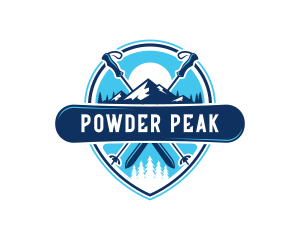 Ski - Ski Snowboard Sport logo design