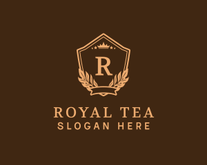 Royal Crown Shield University logo design