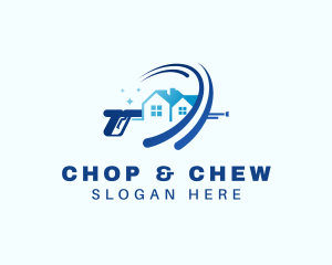 Residential Pressure Wash Clean Logo