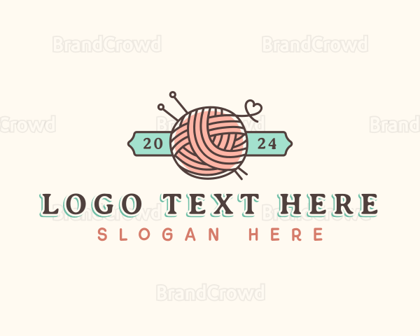 Crochet Yarn Thread Logo