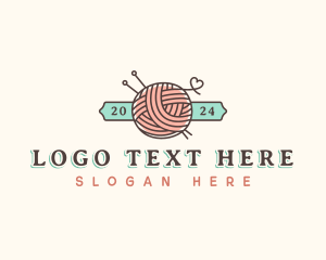 Crochet Yarn Thread Logo