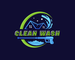 Cleaning Pressure Wash Hydro logo design