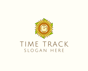 Sunflower Wellness Time  logo design