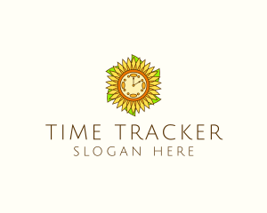 Sunflower Wellness Time  logo design