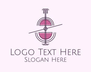 Sommelier - Wine Glass Cello logo design