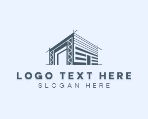 Structure - Architect Contractor Property logo design