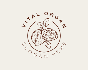 Organic Walnut Seed logo design