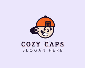 Naughty Cap Kid logo design