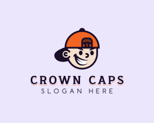 Naughty Cap Kid logo design