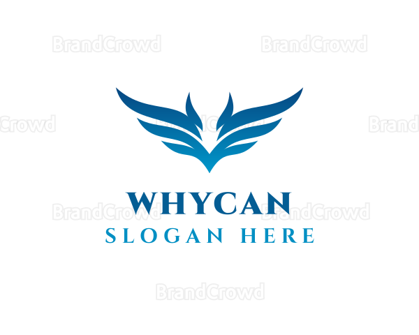 Aviation Wings Flight Logo