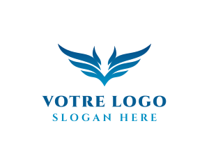 Aviation Wings Flight Logo