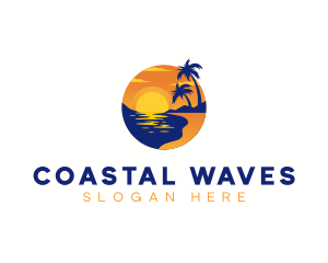 Shore Beach Travel logo design