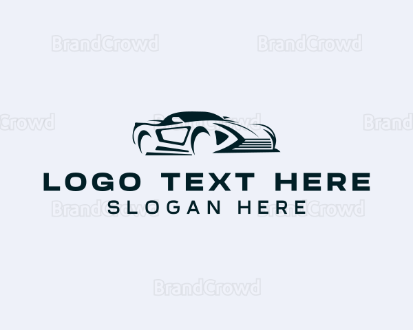 Supercar Auto Racing Logo