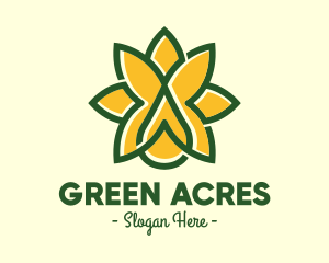 Agricultural - Floral Crop Agriculture logo design