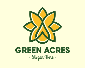 Floral Crop Agriculture logo design