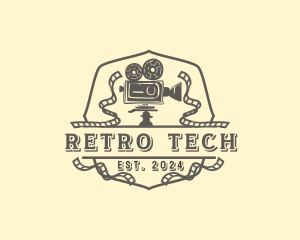 Retro Film Camera logo design