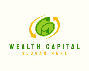 Money Dollar Arrow logo design