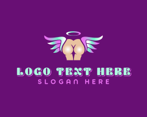 Wings - Sexy Butt Fetish logo design