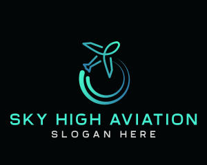 Aviation - Airplane Aircraft Aviation logo design